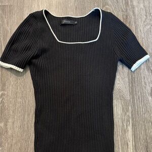 Black Business Casual Top